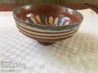 OLD CERAMIC DEEP PANCY BOWL