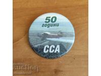 Insigna 50 de ani de aviație agricolă