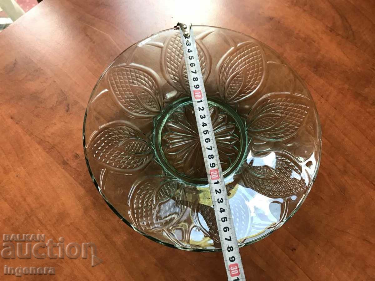 FRUCTIERA SALATIERA STICLA GROSA embosata BULGARIA cu preț 36.00 BGN | € 18.41