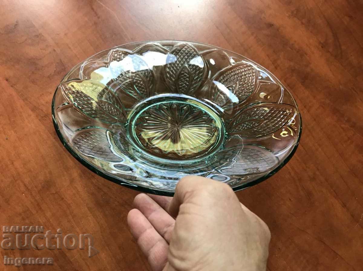 Licitație FRUCTIERA SALATIERA STICLA GROSA embosata BULGARIA