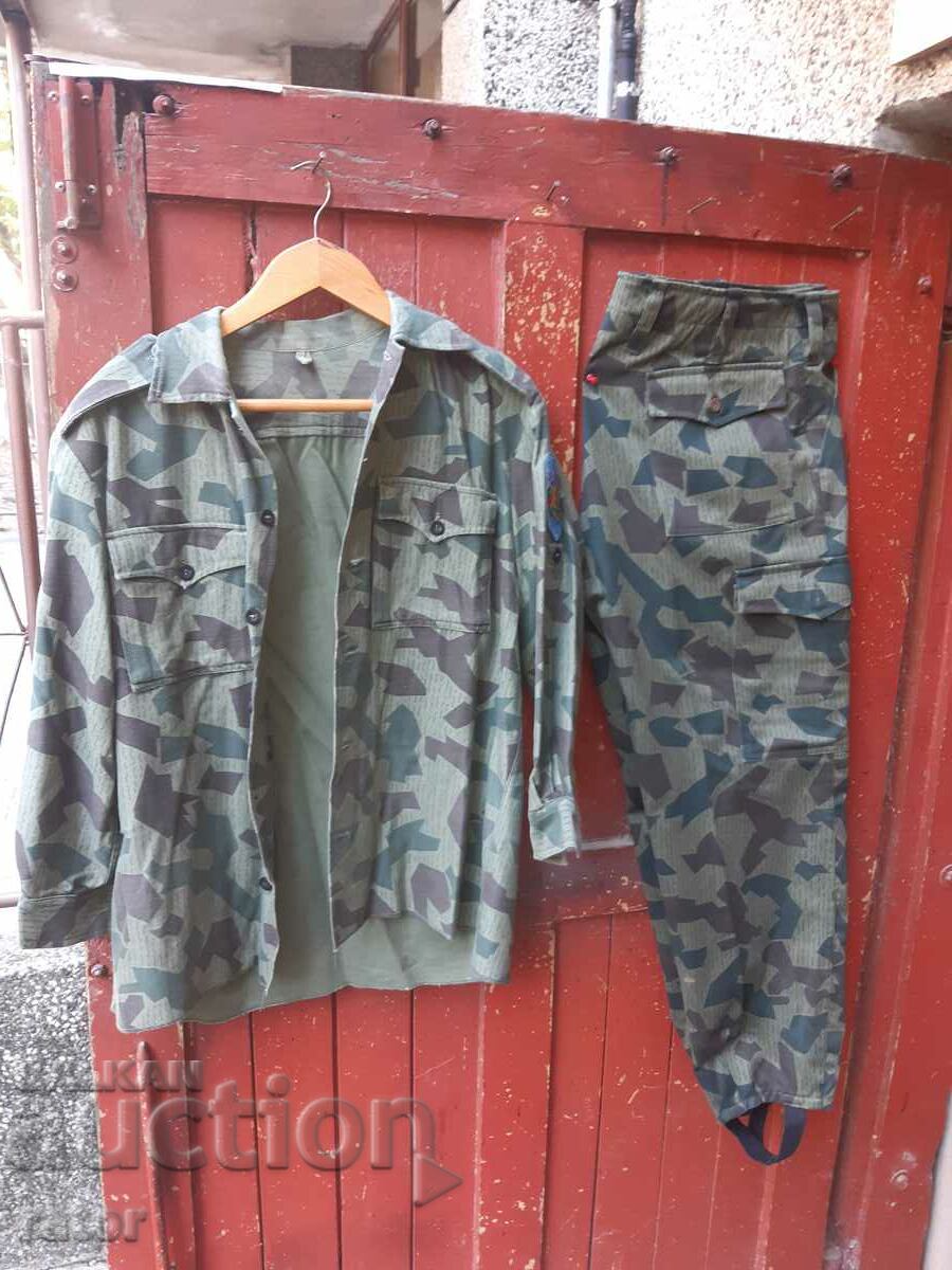 Camouflage military uniform - BA shirt and trousers