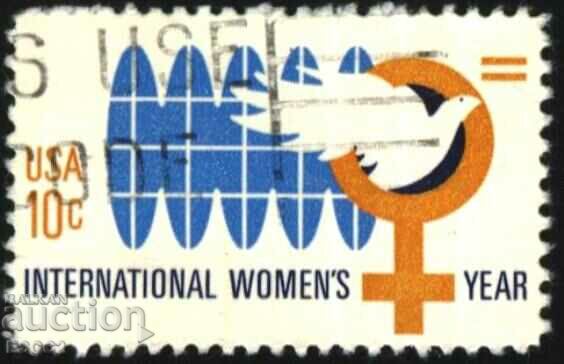 Stamped Year of the Woman 1975 from USA