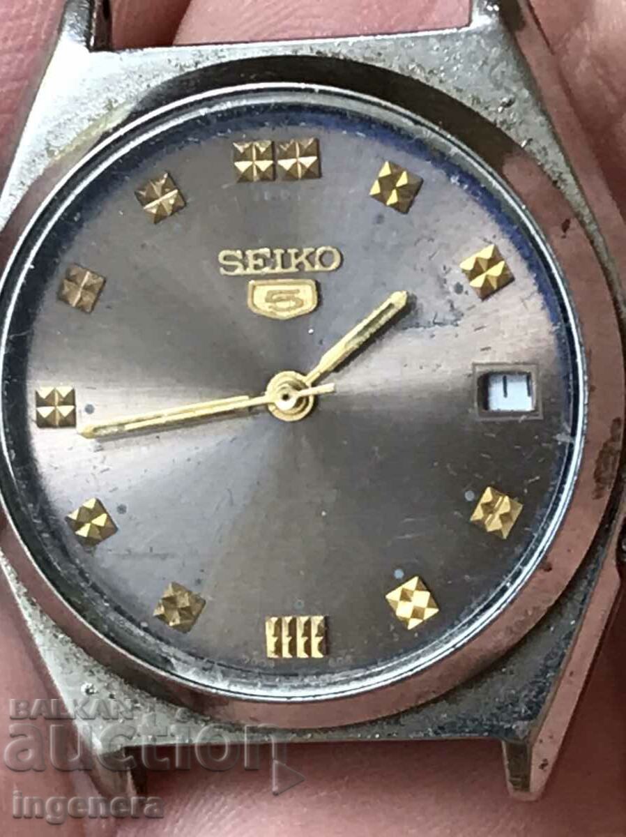 SEIKO 5 CRYSTAL WATCH 25 STONE SEIKO 5 CRISTAL-NOT WORKING with price 30.00 BGN | € 15.34