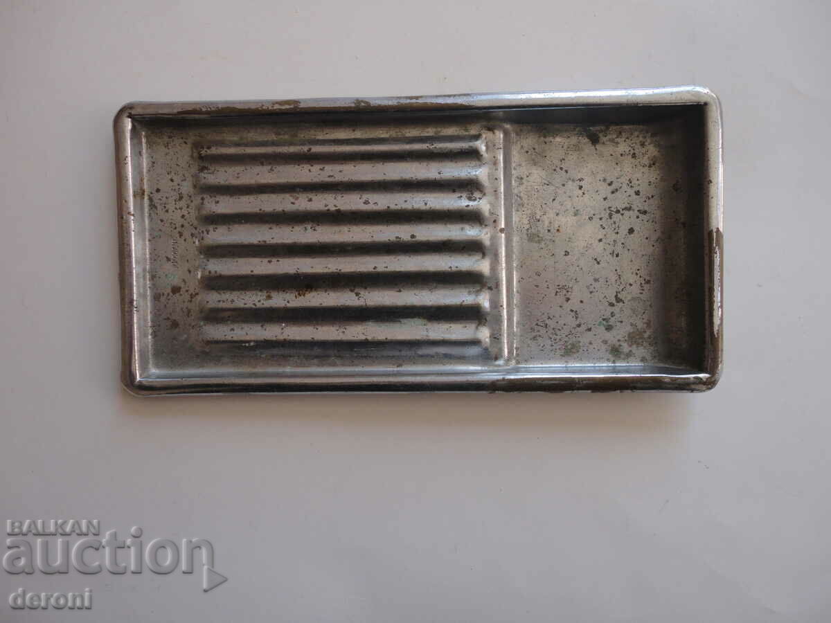 Auction  Antique metal tray for medical instruments 2
