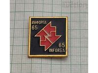 INFORGA 65 USSR BADGE