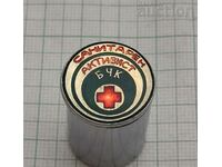 SANITARY ACTIVIST BCHK RED CROSS BADGE