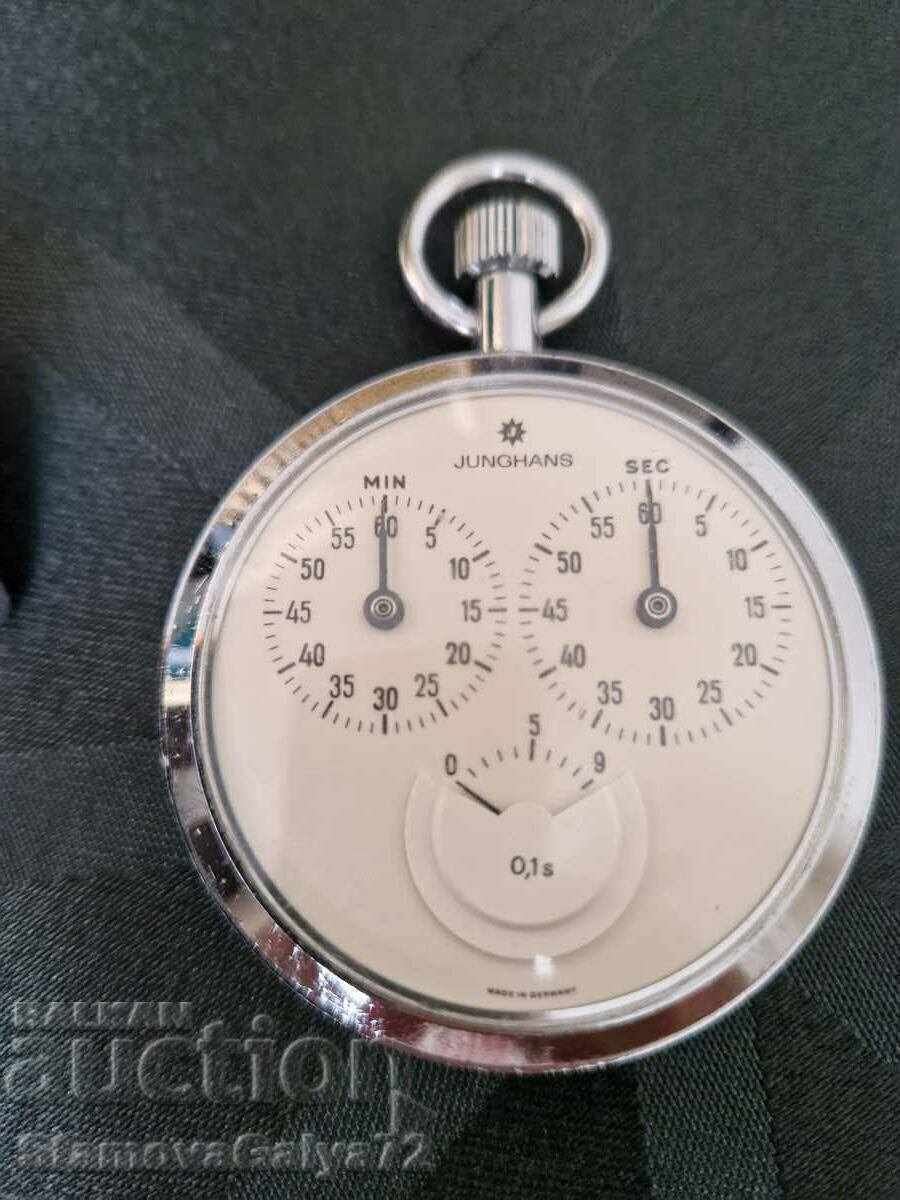Cronometru vechi de colecție german Junghans - 5
