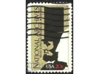 Stamped National Archives Lincoln 1984 from USA