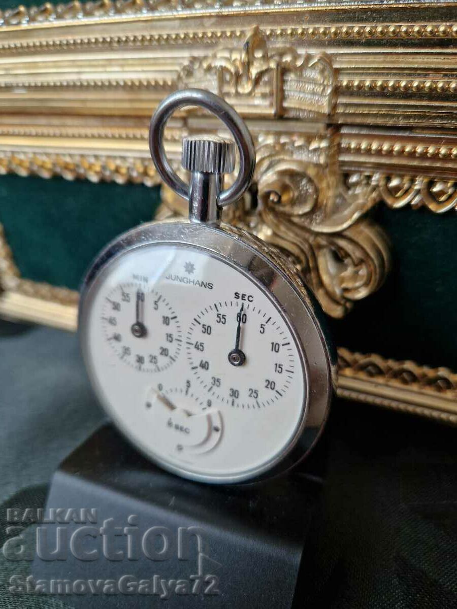Колекционерски антикварен немски хронометър Junghans - 5