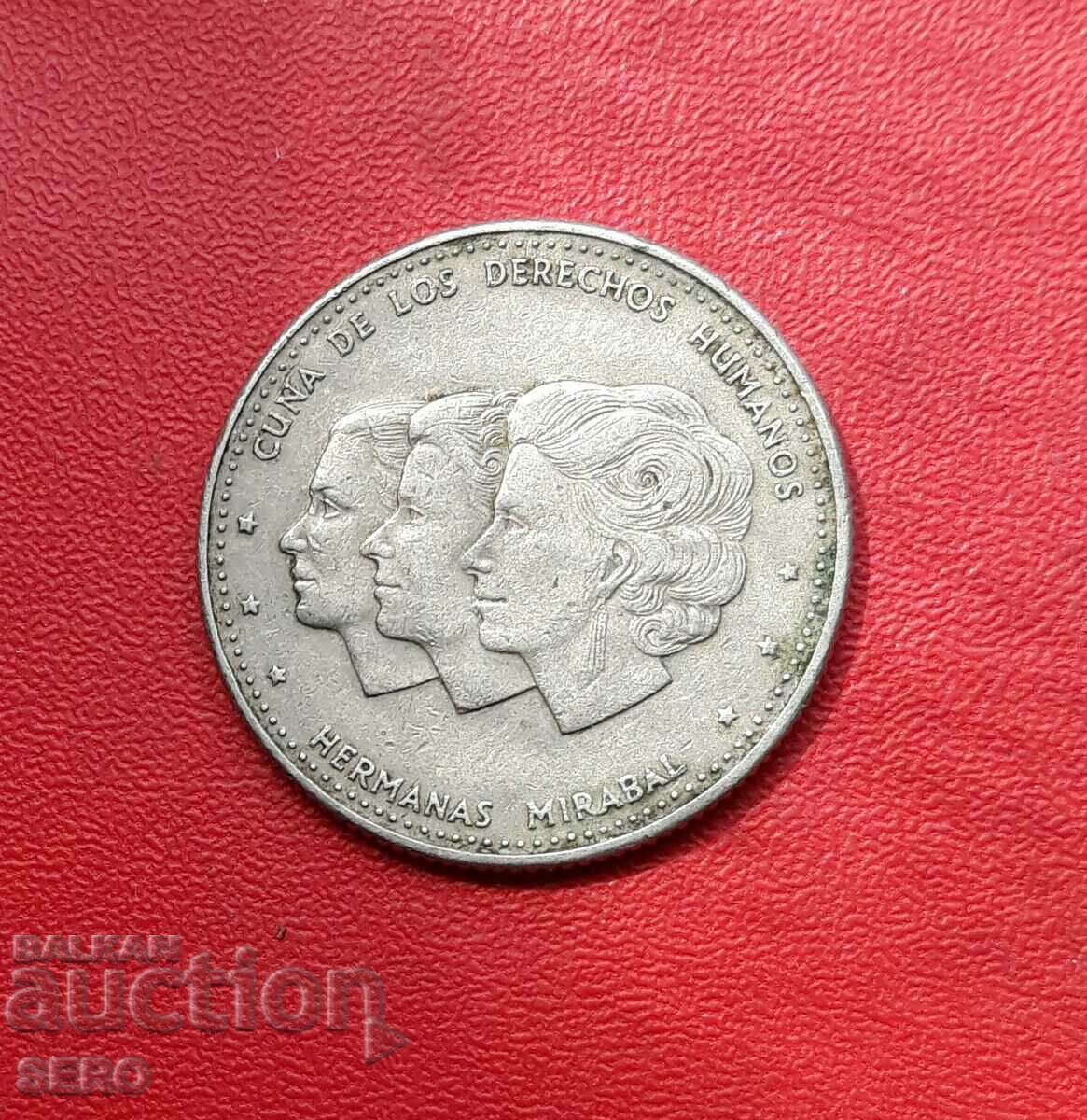 Republica Dominicană-25 centavos 1986