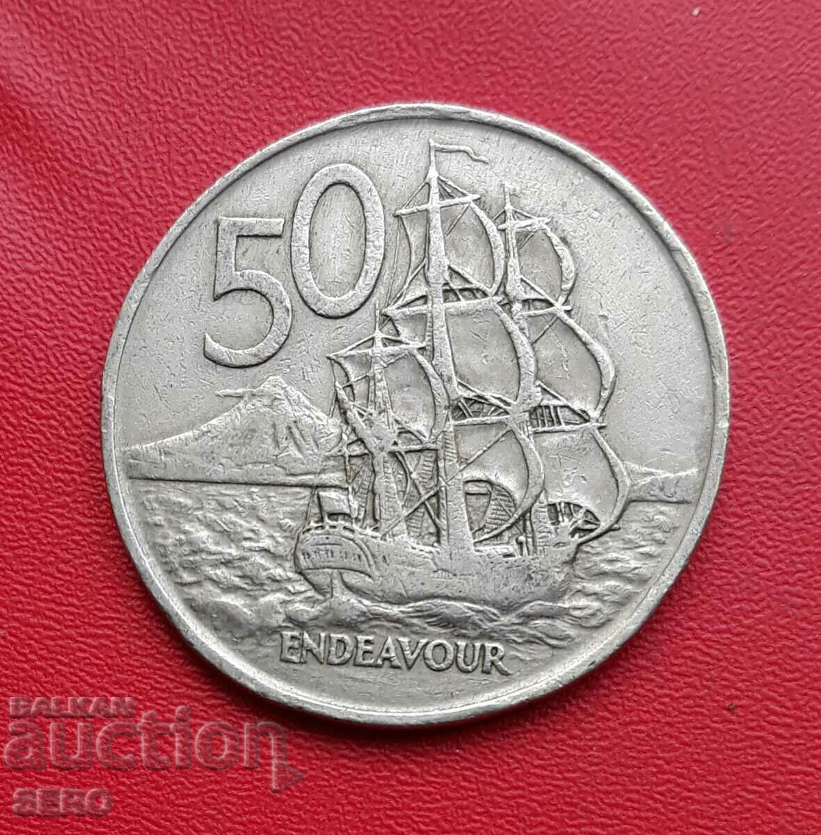 New Zealand - 50 cents 1967