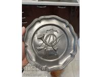 Metal plate for decor, collection