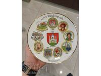 porcelain plate for decor, collection