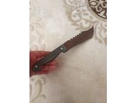 Large Old forged knife length 30 cm