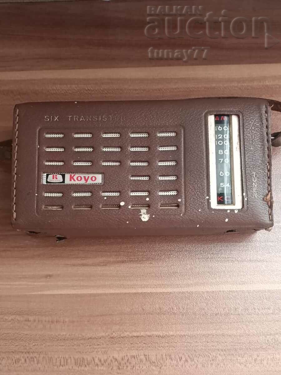 Radio transistor collection rare leather KOYO