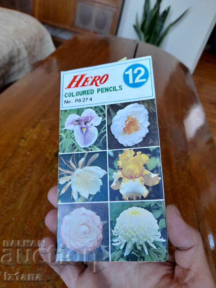Hero colored pencils with price 27.00 BGN | € 13.80 Hero colored pencils with price 27.00 BGN | € 13.80