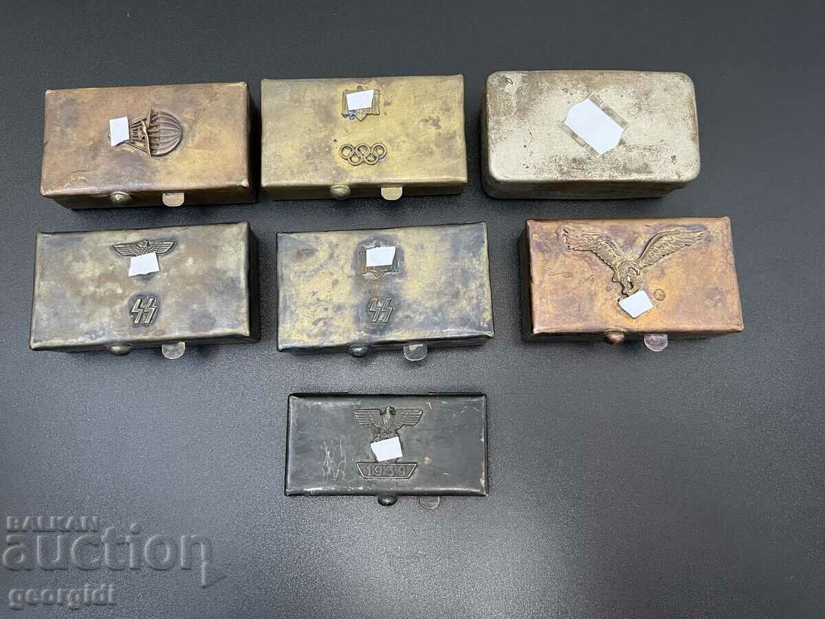 German metal snuff boxes / boxes / box. #5819