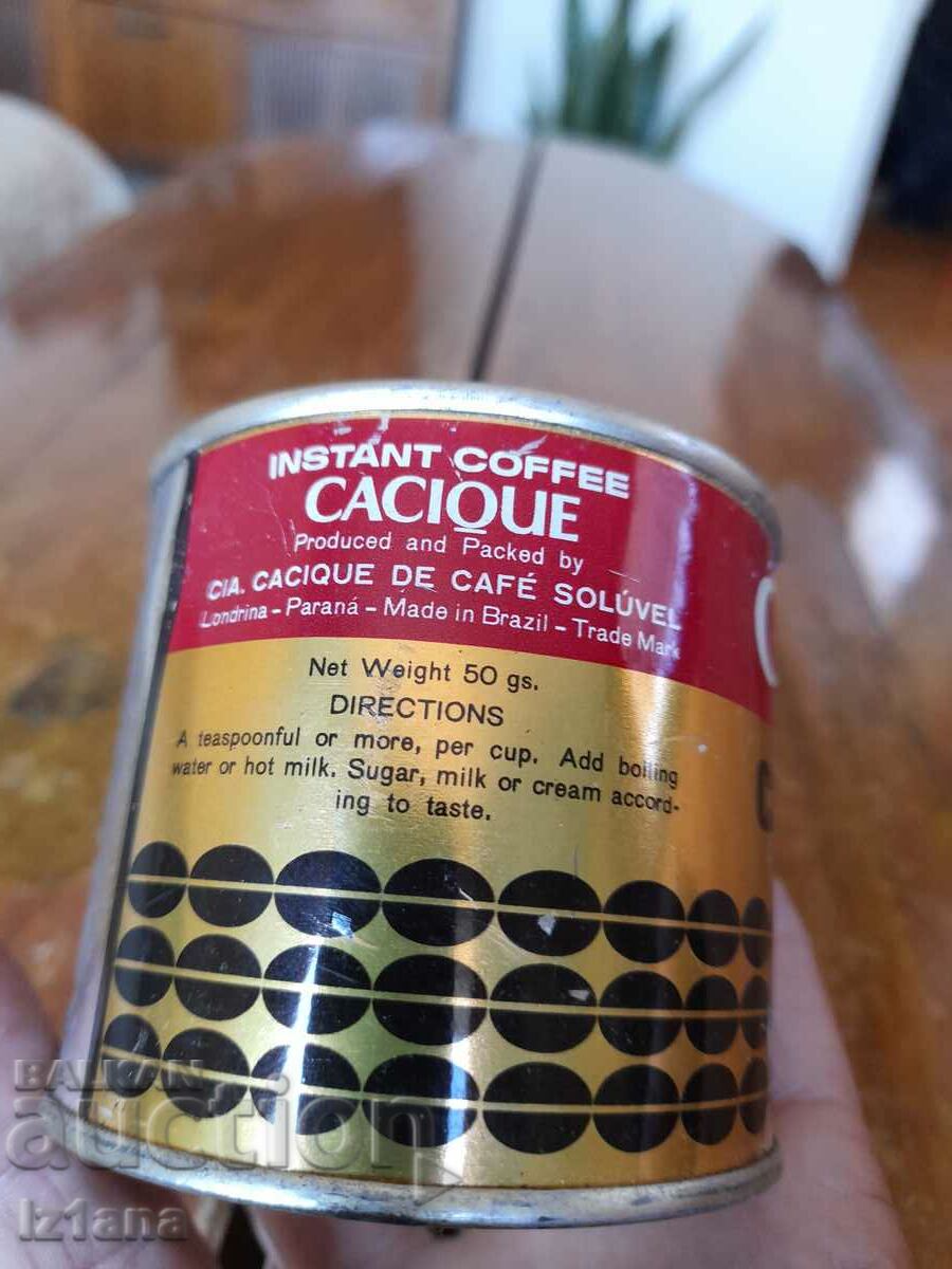 Auction Old coffee Soluvel, Cacique Auction Old coffee Soluvel, Cacique