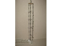 Handmade "crystal" pendant 88 cm, excellent