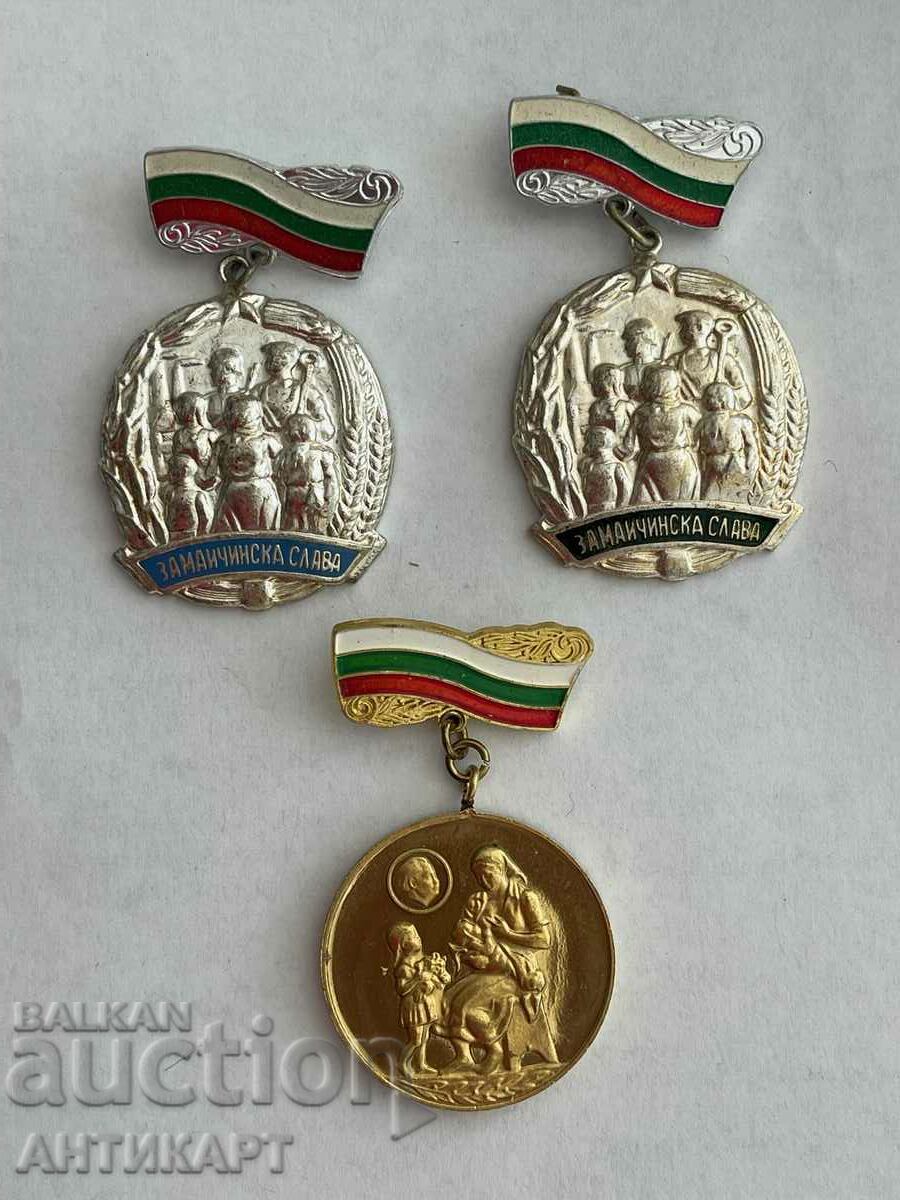 2 orders and one medal For maternal glory