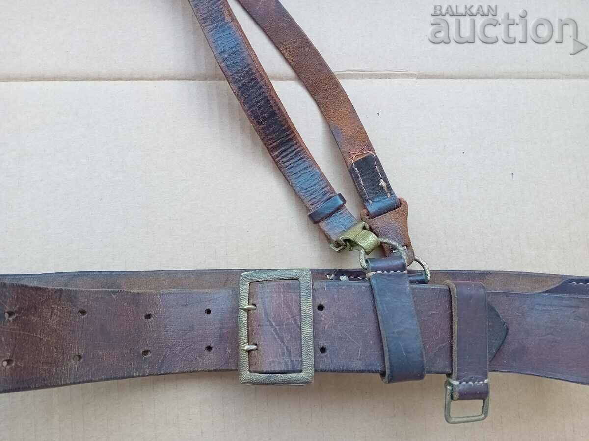 WW2 WWII brown combat officer belt with stud with price 71.00 BGN | € 36.30 WW2 WWII brown combat officer belt with stud with price 71.00 BGN | € 36.30