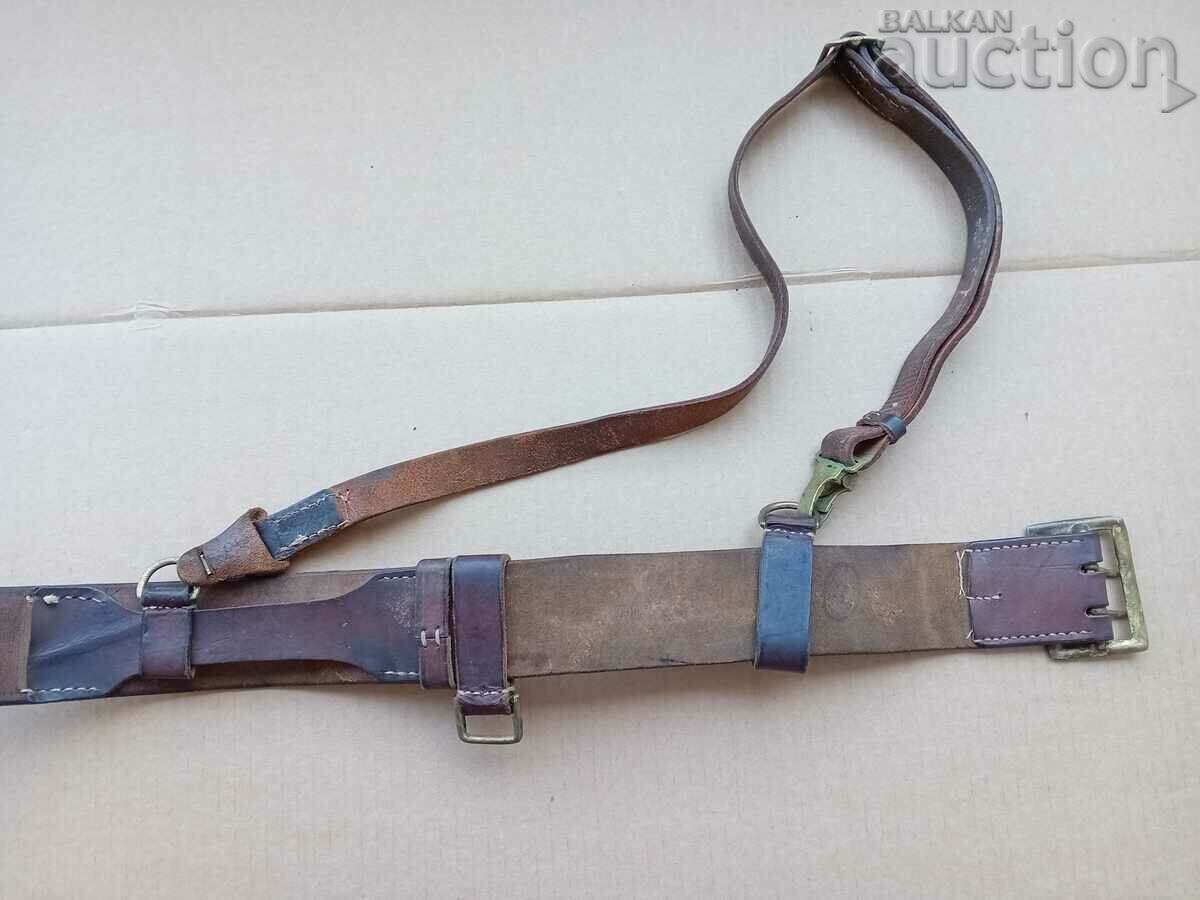 Delivery of WW2 WWII brown combat officer belt with stud Delivery of WW2 WWII brown combat officer belt with stud