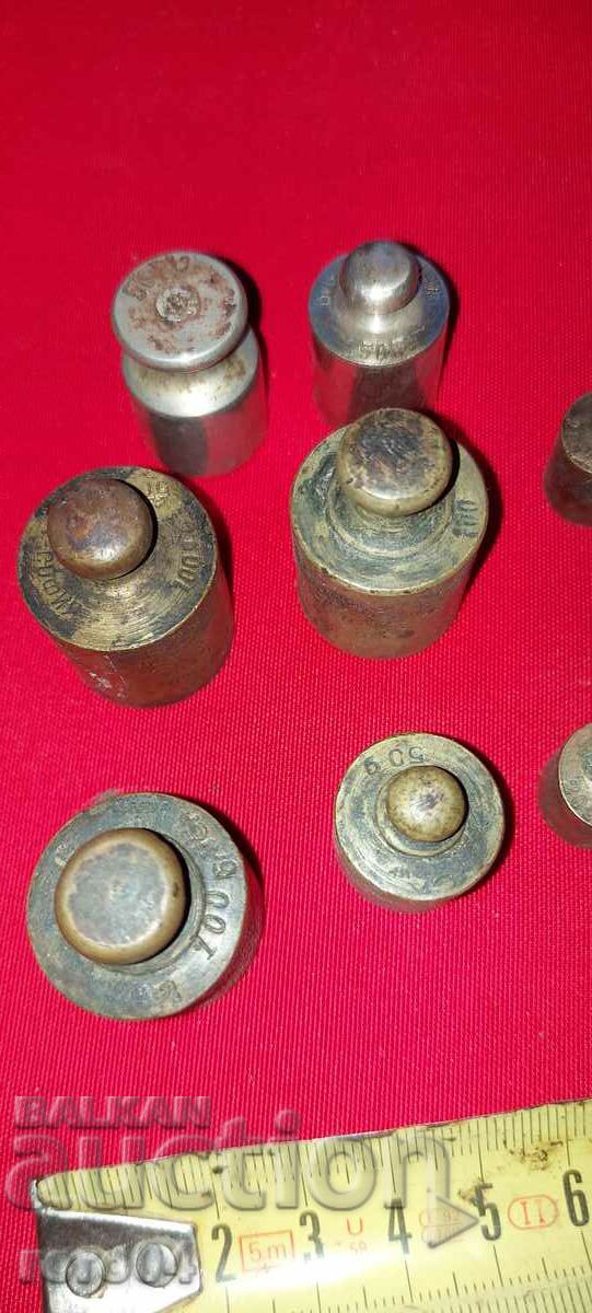 MEASURES - WEIGHTS - BRONZE - 5 MEASURES - WEIGHTS - BRONZE - 5