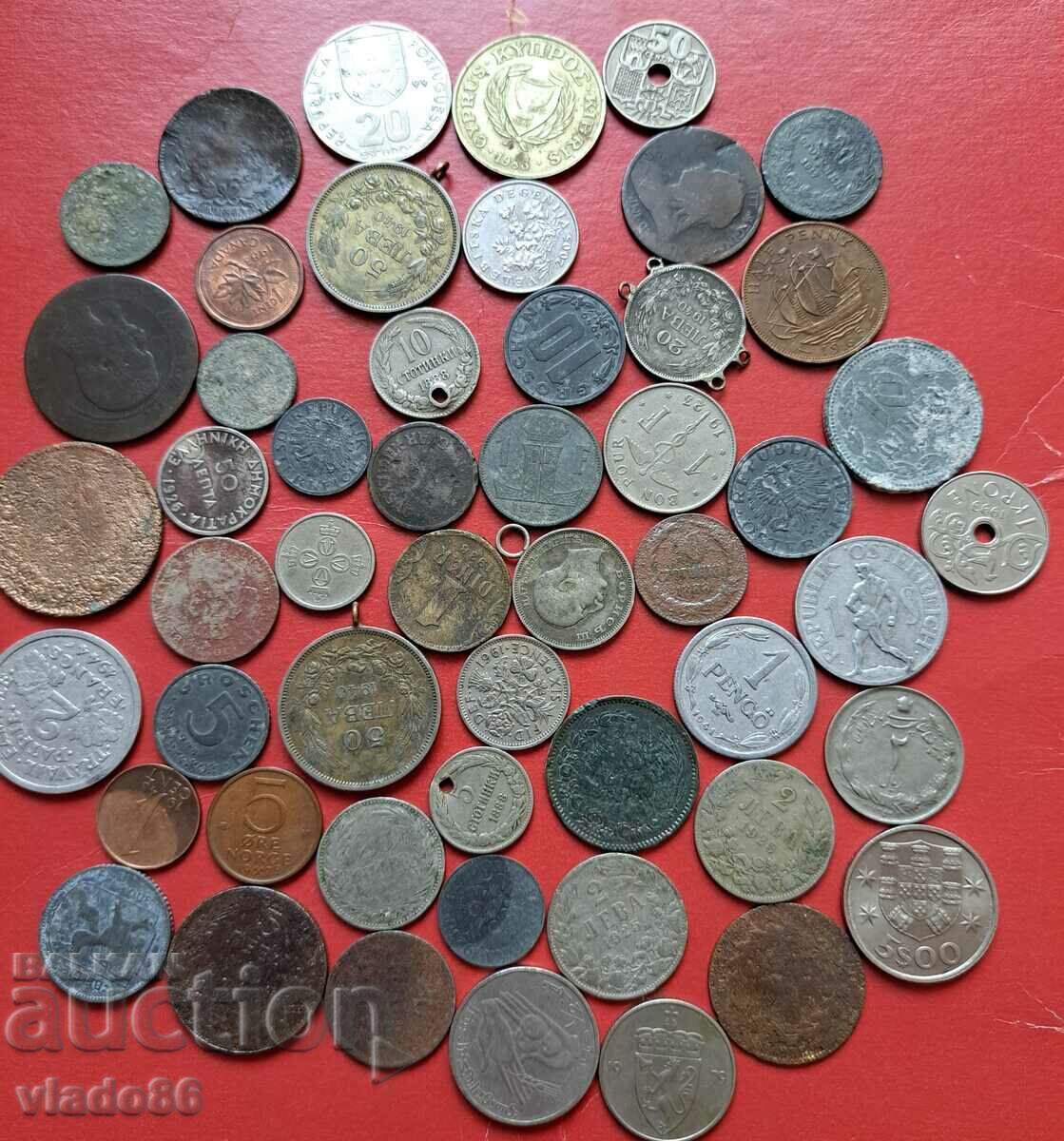 Old Bulgarian and foreign coins