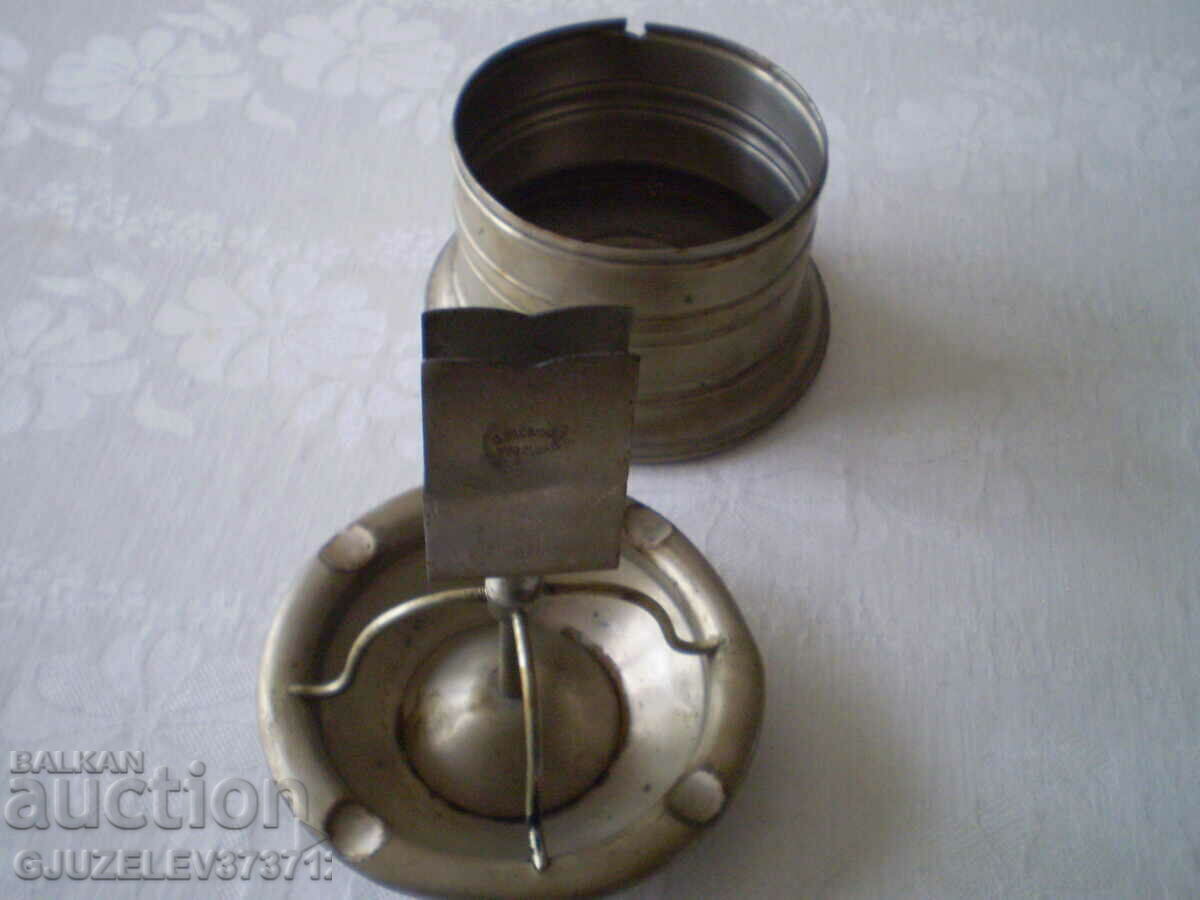 Old metal innkeeper's ashtray Pivnitsa Iosifu Minchevu Sofi - 5 Old metal innkeeper's ashtray Pivnitsa Iosifu Minchevu Sofi - 5
