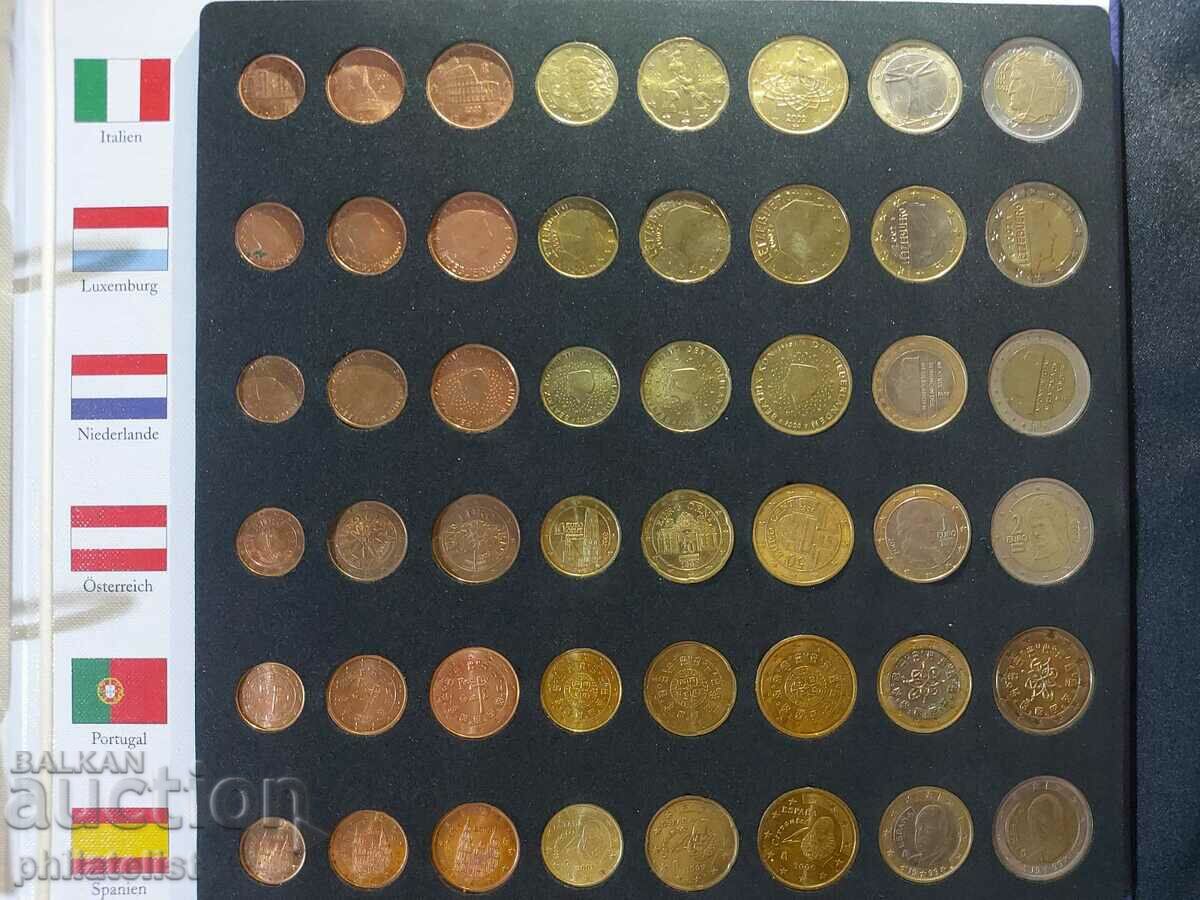 album of 10 euro series - the first members of the UNC Eurozone - 5 album of 10 euro series - the first members of the UNC Eurozone - 5