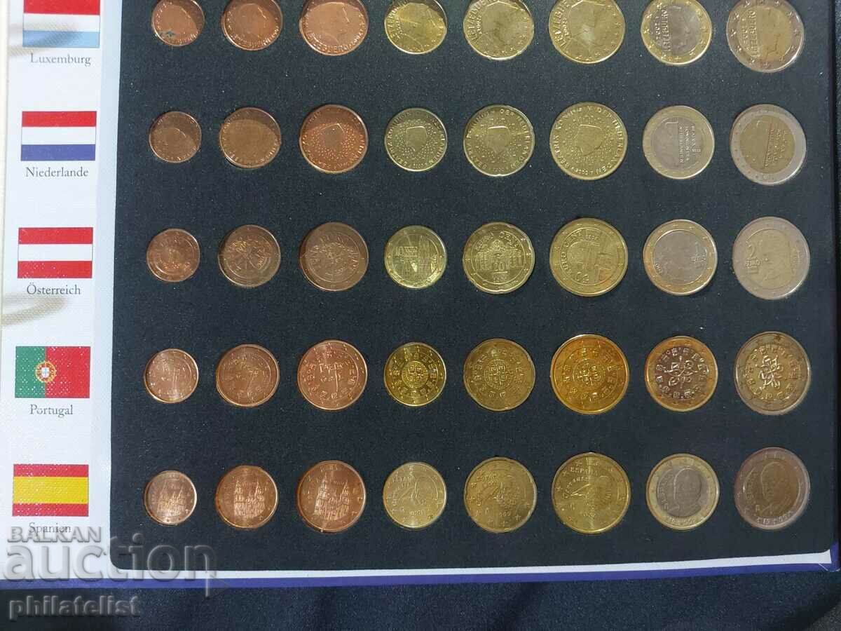 album of 10 euro series - the first members of the UNC Eurozone - 7 album of 10 euro series - the first members of the UNC Eurozone - 7