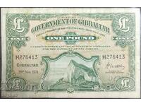 Gibraltar 1971 Bancă de 1 liră