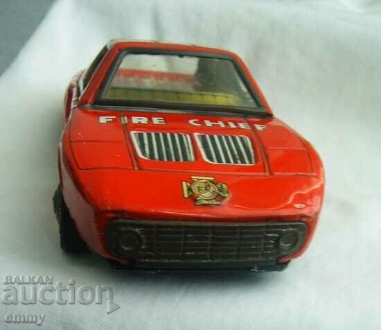 Sheet metal trolley, fire truck - YONE, Japan with price 34.00 BGN | € 17.38 Sheet metal trolley, fire truck - YONE, Japan with price 34.00 BGN | € 17.38