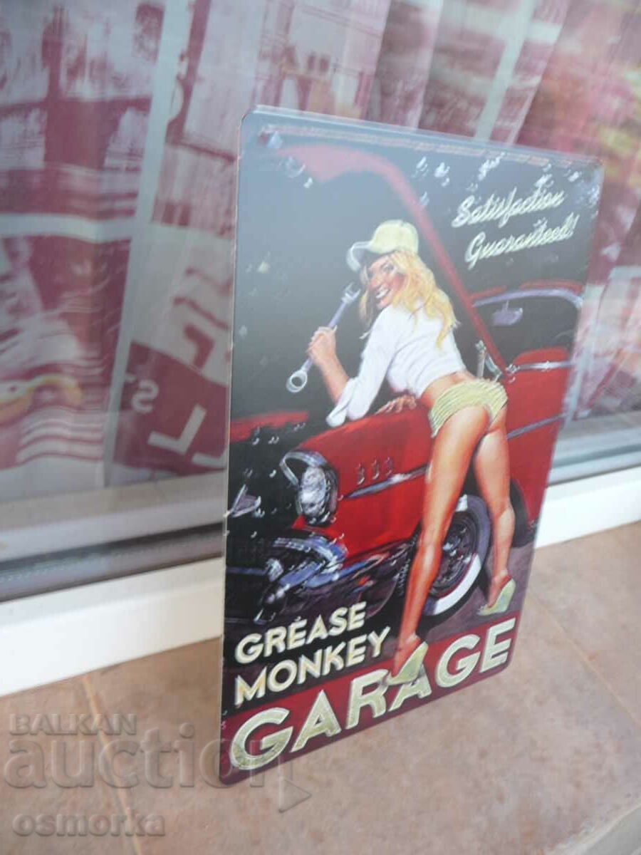 Semn metalic masina cool chick reparatii masina erotica cu preț 18.00 BGN | € 9.20