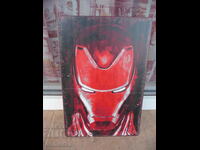 Metal plate Iron man movie Iron man Marvel mask