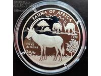 Argint 10000 Shilling Oryx Antilope 1998 Somalia