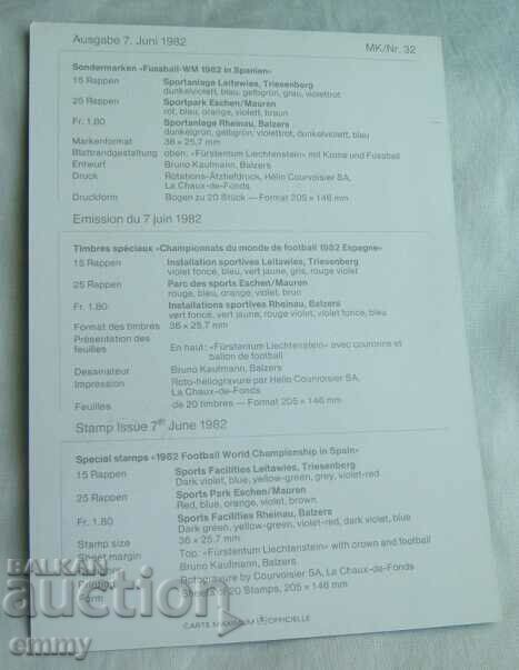 Auction Map maximum 1982 - FIFA World Cup, Spain Auction Map maximum 1982 - FIFA World Cup, Spain