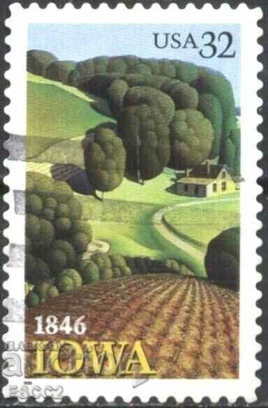 Stamped 150 Years Iowa State View 1986 from USA