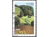 Stamped 150 Years Iowa State View 1986 from USA