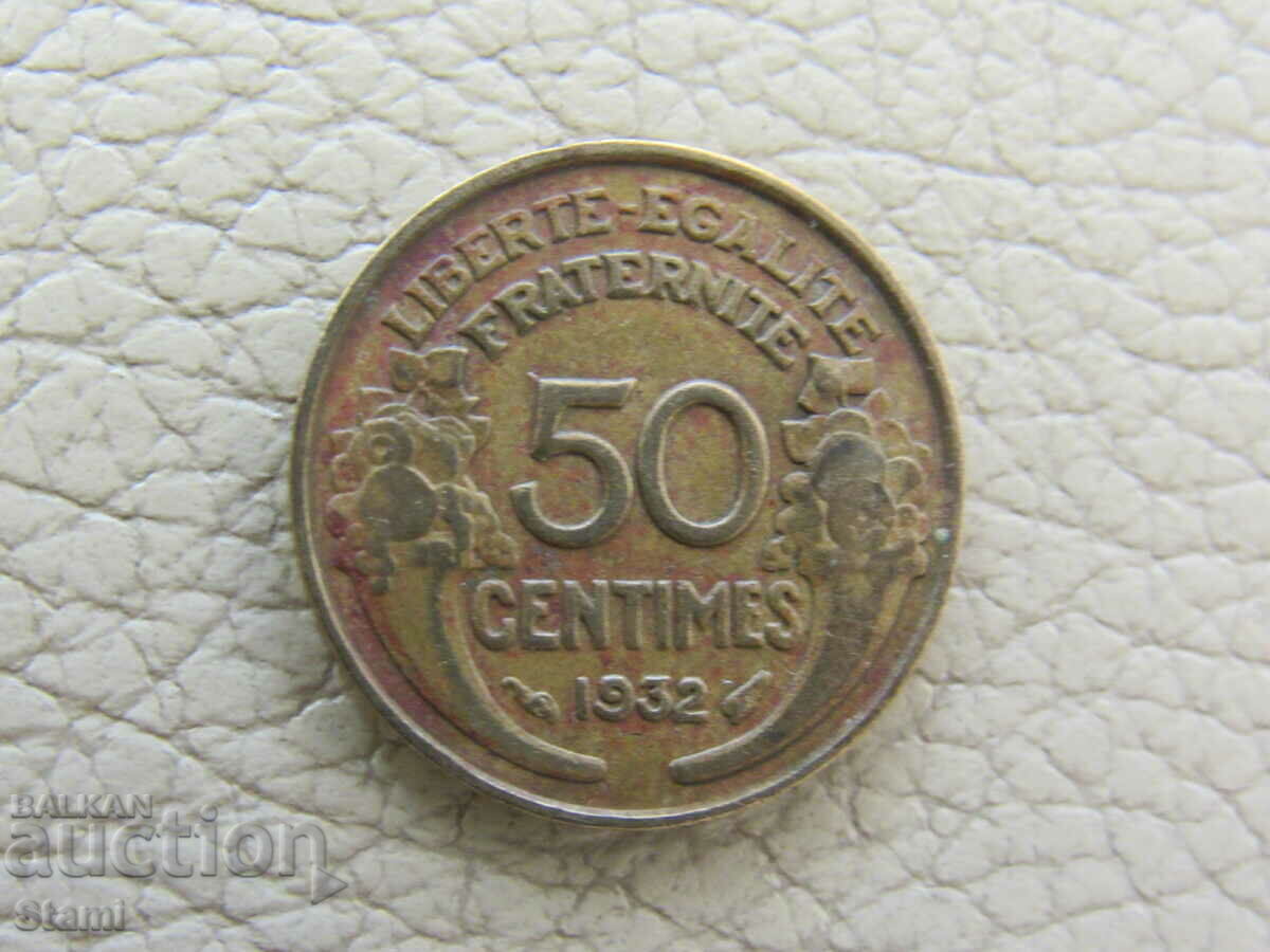 France, 50 centimes 1953, 132 W with price 1.50 BGN | € 0.77 France, 50 centimes 1953, 132 W with price 1.50 BGN | € 0.77