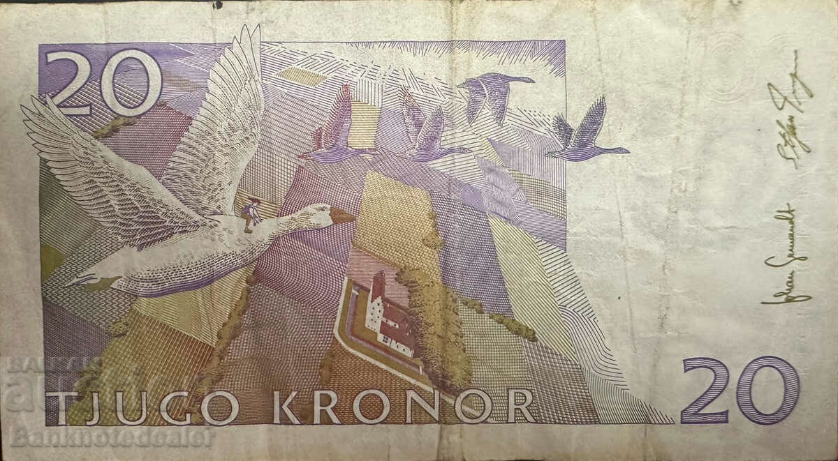 Sweden 20 Kronor 1997 Pick 63 Ref 8150 with price 5.00 BGN | € 2.56 Sweden 20 Kronor 1997 Pick 63 Ref 8150 with price 5.00 BGN | € 2.56