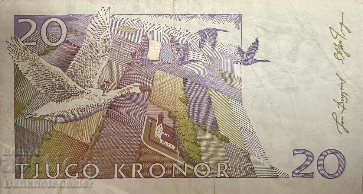 Sweden 20 Kronor 1997 Pick 63 Ref 8430 with price 5.00 BGN | € 2.56 Sweden 20 Kronor 1997 Pick 63 Ref 8430 with price 5.00 BGN | € 2.56