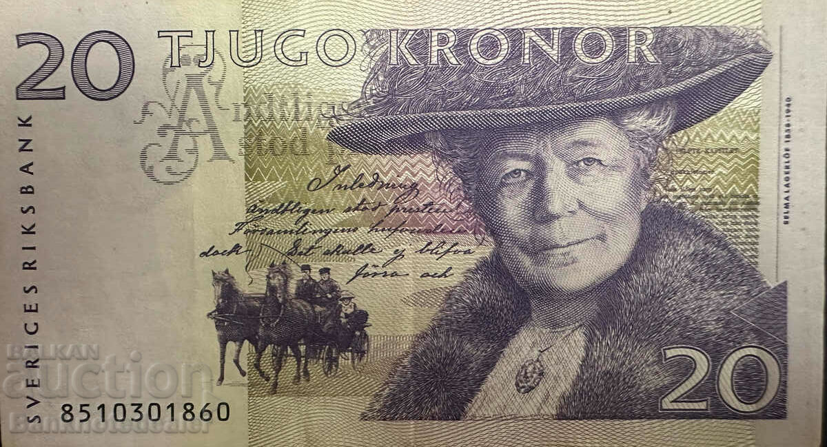 Suedia 20 Kronor 1997 Pick 63 Ref 1860