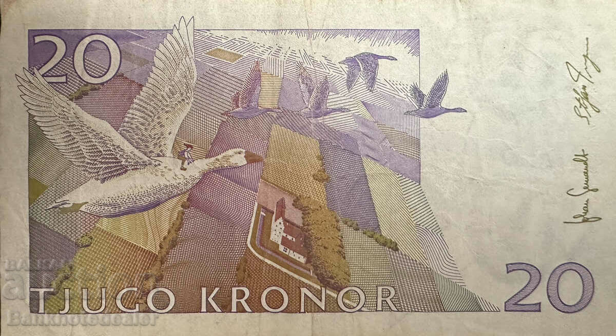 Sweden 20 Kronor 1997 Pick 63 Ref 3758 with price 6.00 BGN | € 3.07 Sweden 20 Kronor 1997 Pick 63 Ref 3758 with price 6.00 BGN | € 3.07