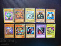 08 Yu Gi Oh playing cards or Yu Gi Oh collection 10 pcs. fans