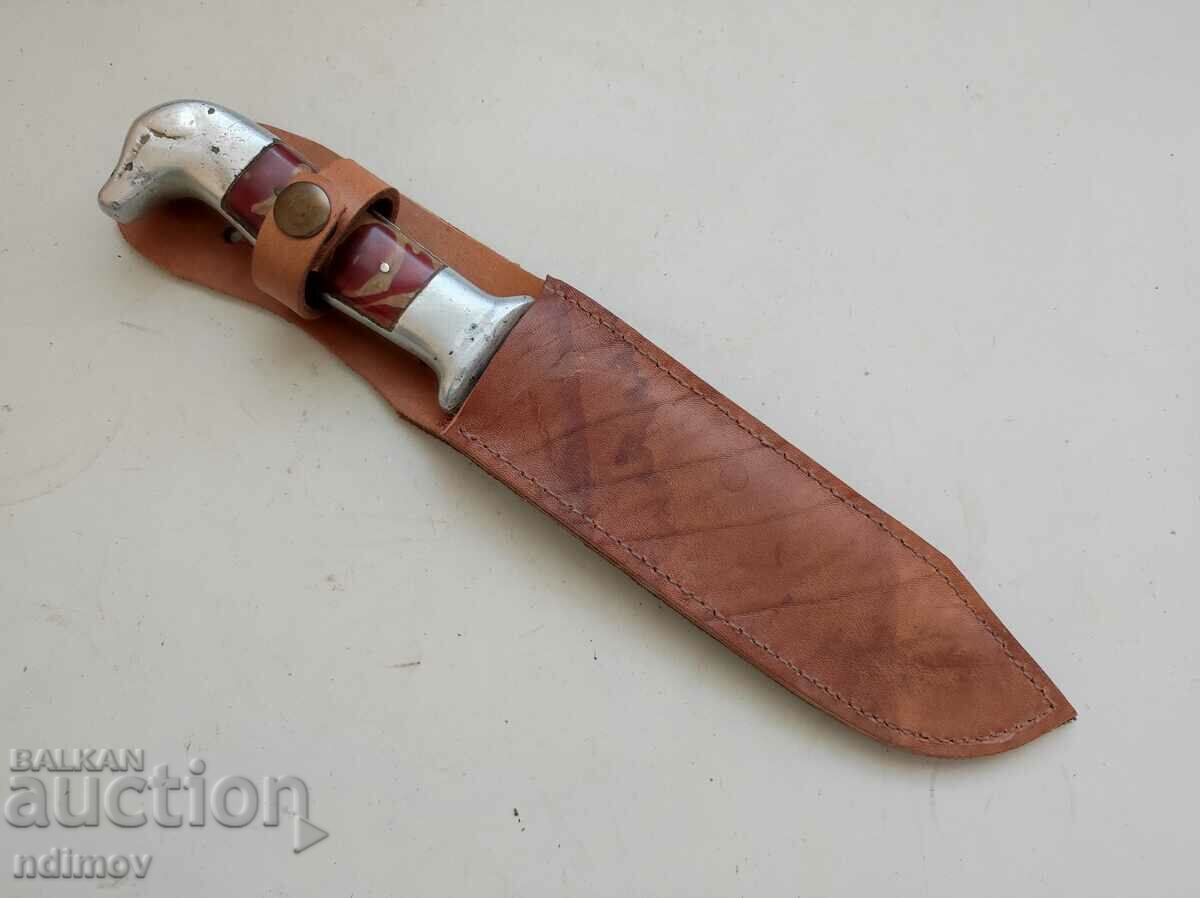 Hunting knife from the soca dog's head with price 140.00 BGN | € 71.58
