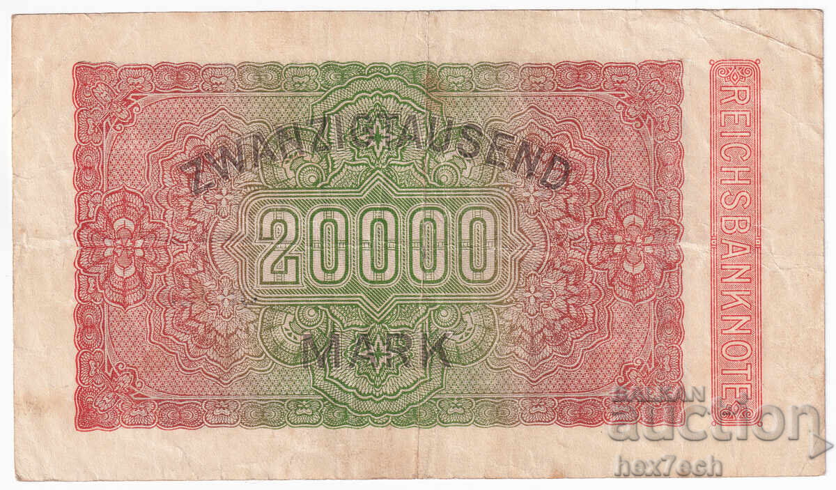 Auction ❤️ ⭐ Germany 1923 20000 marks ⭐ ❤️ Auction ❤️ ⭐ Germany 1923 20000 marks ⭐ ❤️