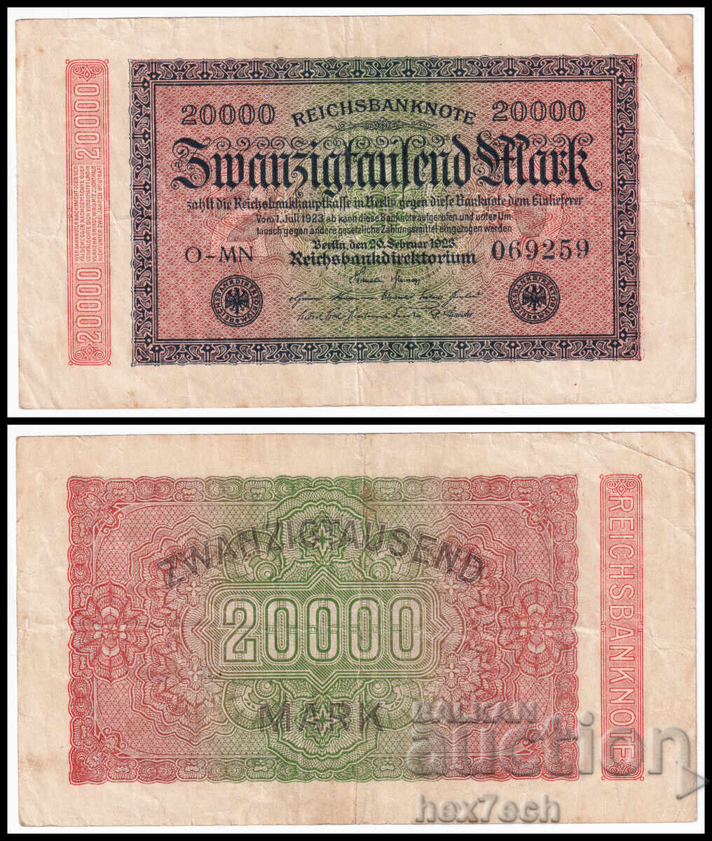 ❤️ ⭐ Germany 1923 20000 marks ⭐ ❤️ ❤️ ⭐ Germany 1923 20000 marks ⭐ ❤️
