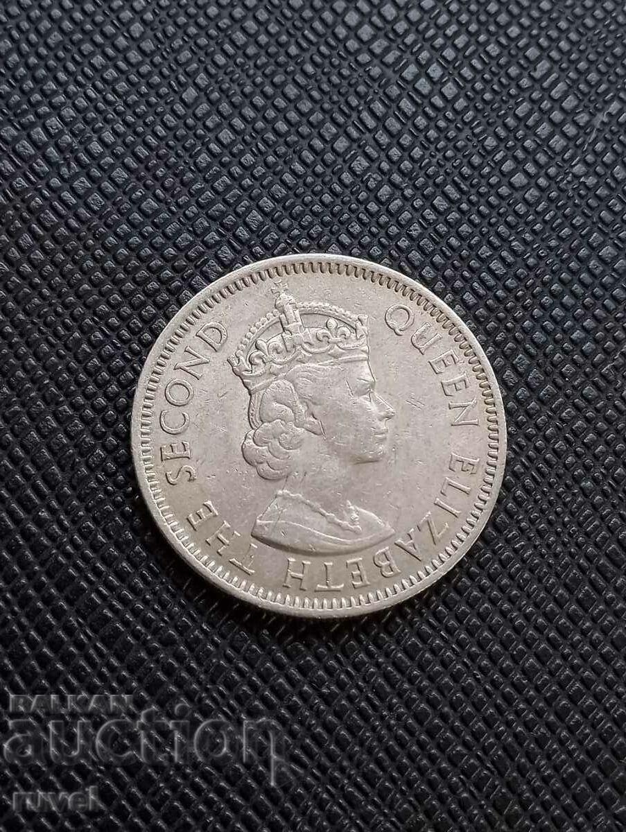 British Ex. Caribbean Territories, 25 cents 1965 with price 1.70 BGN | € 0.87 British Ex. Caribbean Territories, 25 cents 1965 with price 1.70 BGN | € 0.87