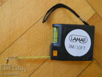 tape measure with level "Lamar" - Poland (3 meters)